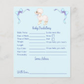 Baby showers en adviezen met blauw lampglas (Voorkant)