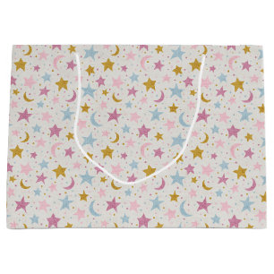 Baby showers geschenkzak - Twinkle Twinkle-Twiligh Groot Cadeauzakje