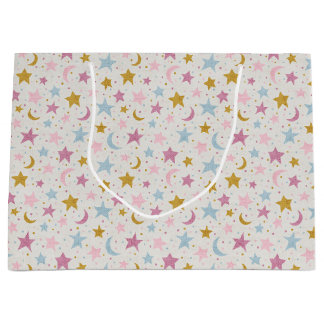 Baby showers geschenkzak - Twinkle Twinkle-Twiligh Groot Cadeauzakje