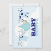 baby showers kaart (Achterkant)