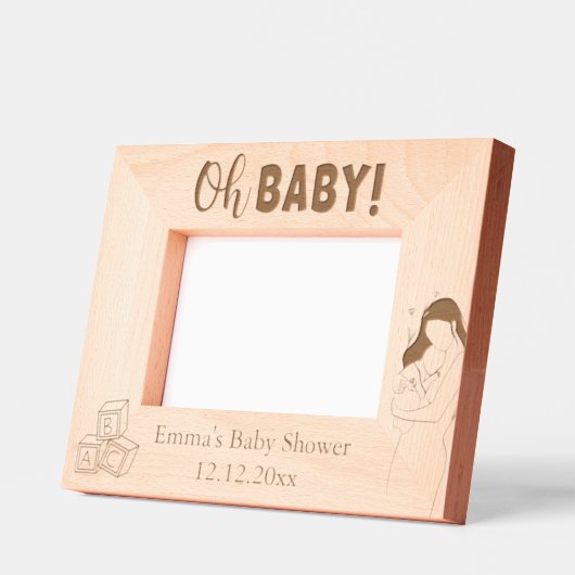  Baby showers laserstraal Gegraveerde Lijstjes (Links)