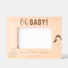  Baby showers laserstraal Gegraveerde Lijstjes