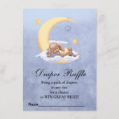 Baby showers luier Raffle Informatiekaartje (Voorkant)