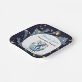 baby showers papieren bordje (Gebogen)