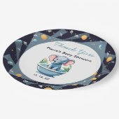 baby showers papieren bordje (Gekanteld)