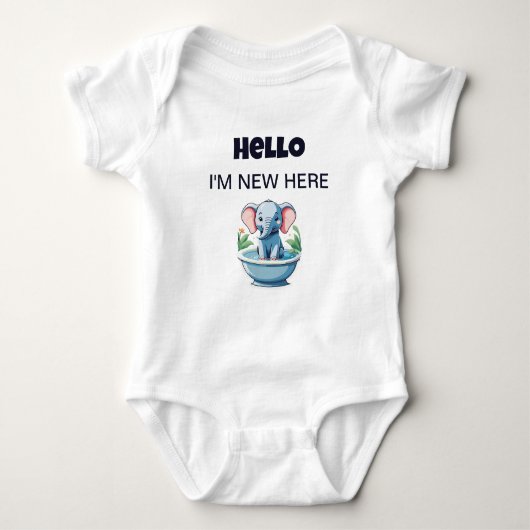 Baby showers  romper (Voorkant)
