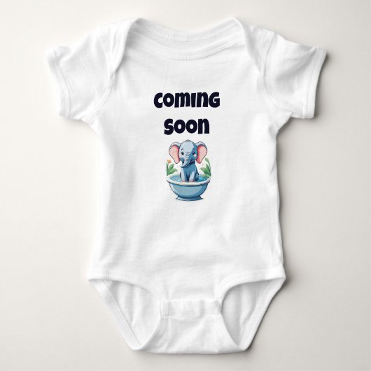 Baby showers romper (Voorkant)