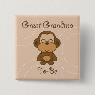 baby showers spelden vierkante button 5,1 cm