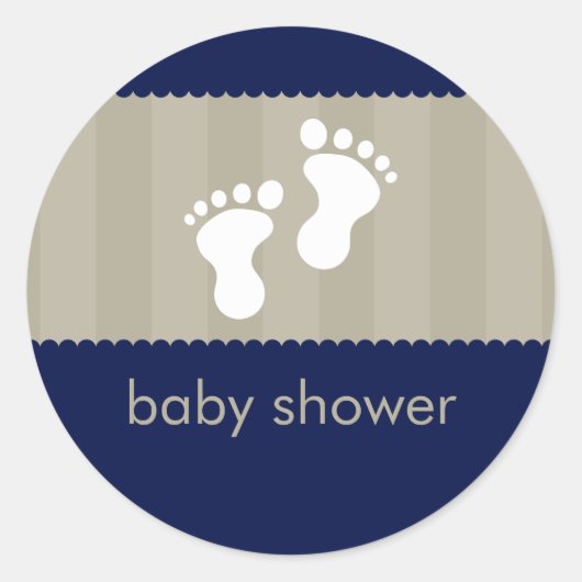 BABY SHOWERS STICKER :: Happy Feet 11 (Voorkant)