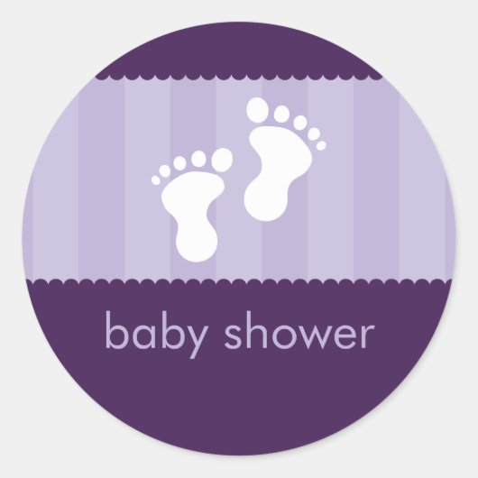 BABY SHOWERS STICKER :: Happy Feet 15 (Voorkant)