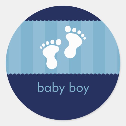 BABY SHOWERS STICKER :: Happy Feet 3 (Voorkant)