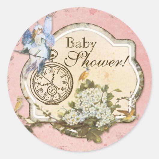 Baby showers Sticker of Seal - Faerie Princess (Voorkant)