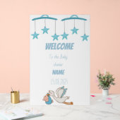 Baby showers teken acryl bord (Huwelijk)