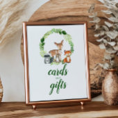 Baby showers van bossen poster