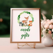 Baby showers van bossen poster