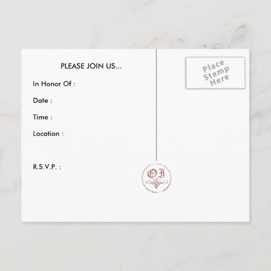 baby showers vlinders uitnodiging briefkaart (Achterkant)