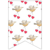 Baby showers vogels vlaggetjes (Tweede vlag)