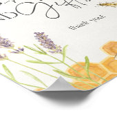 baby showers voor honingbijen en cadeaubonnen poster (Hoek)