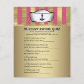 Baby showers voor meisjes met een ankerPet (Achterkant)