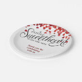 BABY SHOWERTableware||hartjes|lieverd Papieren Bordje (Gekanteld)