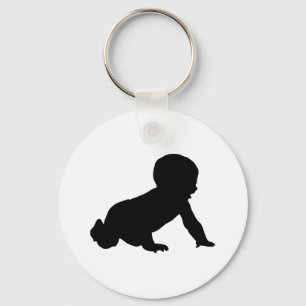 Baby Silhouette Sleutelhanger