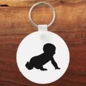 Baby Silhouette Sleutelhanger (Voorkant)