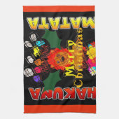 Baby Simba Vrolijk Kerstfeest Collectie Theedoek (Verticaal)