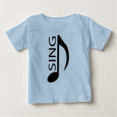 Baby Singer Music T-shirt (Voorkant)
