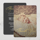 Baby Sip & Bekijk de geboorteaankondiging Kaart (Voorkant / Achterkant)