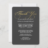 Baby Sip & Bekijk de geboorteaankondiging Kaart (Achterkant)