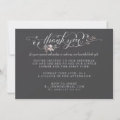 Baby Sip & Bekijk de geboorteaankondiging Kaart (Achterkant)