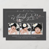 Baby Sip & Bekijk de geboorteaankondiging Kaart (Voorkant / Achterkant)