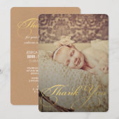 Baby Sip & See Dank je Kaart Geboorteaankondiging (Voorkant / Achterkant)