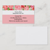 Baby Sitter en au pair Visitekaartjes (Voorkant / Achterkant)