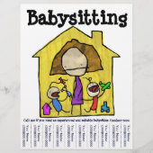 Baby Sitter Flyer (Voorkant)