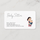 baby sitter services visitekaartje (Voorkant)