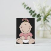 Baby Sitter Visitekaartje (Staand voorkant)