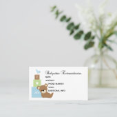  Baby Sitter visitekaartje (Staand voorkant)