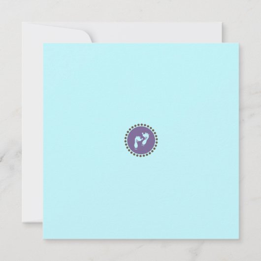 Baby Sjabloon bekendmaking (Achterkant)