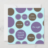 Baby Sjabloon bekendmaking (Voorkant)