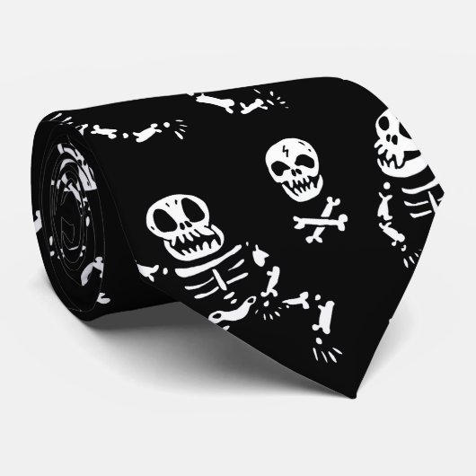 Baby skeletdansen stropdas (Opgerold)