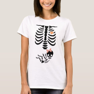 Baby Skull Skeleton Halloween kostuum T-shirt