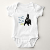 Baby Skunk baby body Romper (Voorkant)