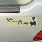 Baby Skunk Bumpersticker (Op auto)