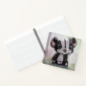 Baby Skunk Custom 8.5" x 8.5" spiraal Notitieboek (Binnen)