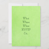 Baby Skunk Invitation Kaart (Achterkant)