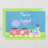 Baby Skunk Invitation Kaart (Voorkant / Achterkant)