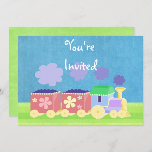 Baby Skunk Invitation Kaart (Voorkant / Achterkant)