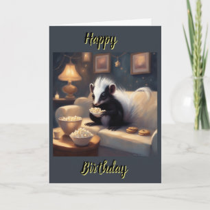 Baby skunk kleine stinker Verjaardag Kaart