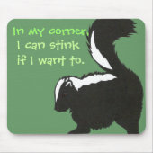 Baby Skunk Mousepad Muismat (Voorkant)